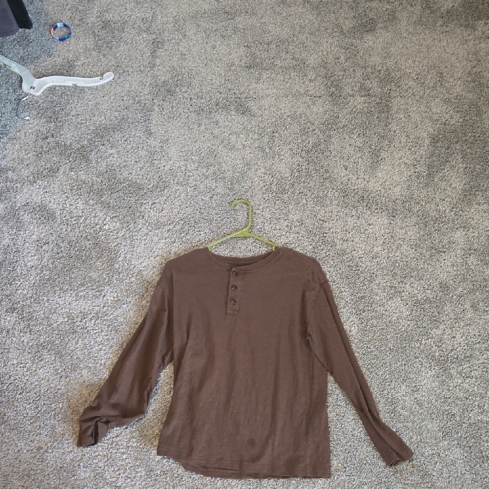 Old Navy Chocolate Long Sleeve Top